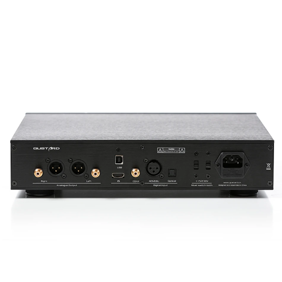 GUSTARD DAC X 26 сбалансированный декодер Dual ES9038PRO DSP GPLL Native DSD512 PCM768K ESS USB