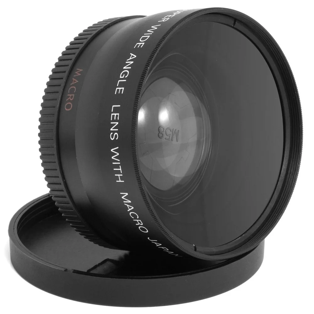 58 мм 0.45X широкоугольный макрообъектив для Canon EOS 650D 50D 40D 400D 450D LF037 | Электроника