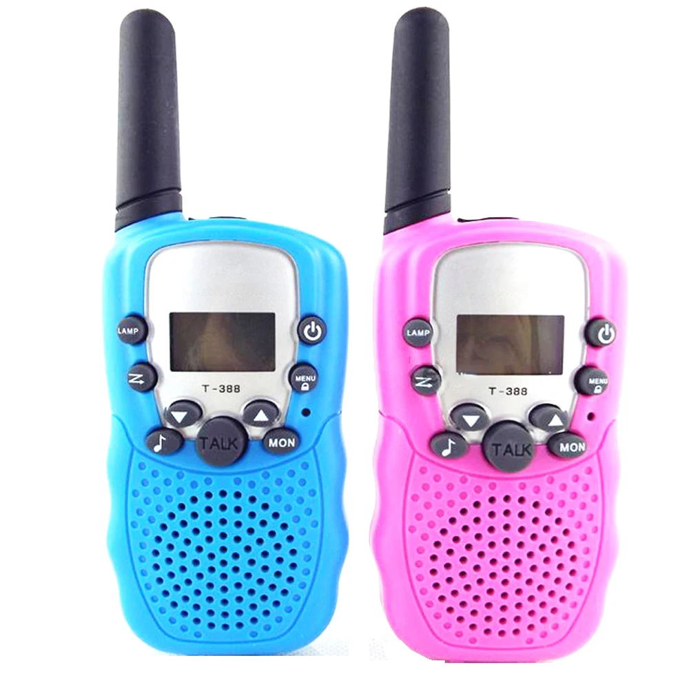 Brinquedos para Crianças Handheld sem Fio Pai-filho ao ar Produtos Eletrônicos Walkie-talkie Multi-color Chamada Livre Comunicação Brinquedo T388