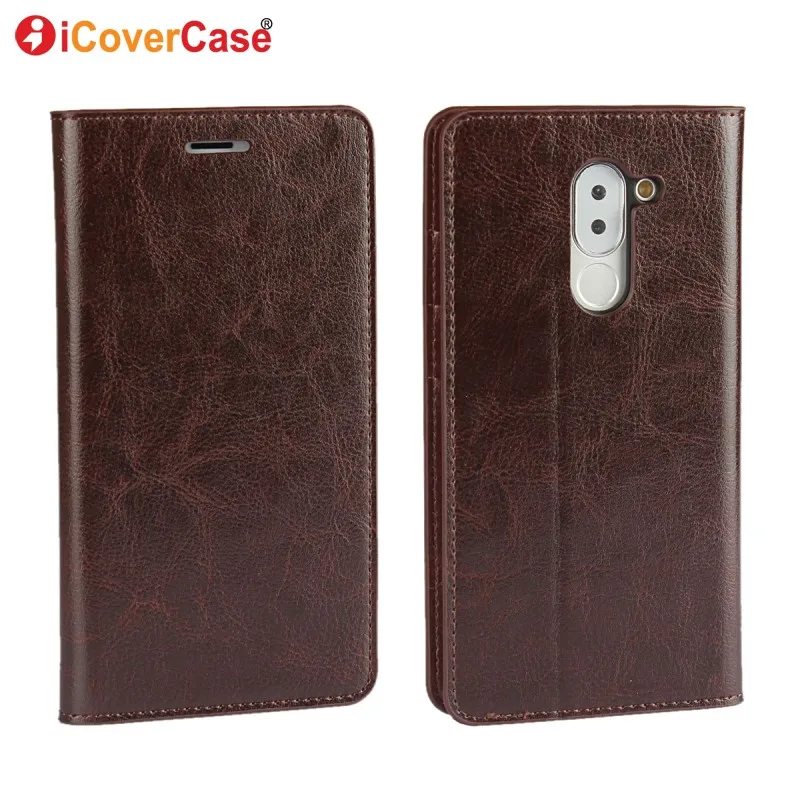 imágenes para Para Huawei Honor 6X Caso Cubierta de la Carpeta Del Tirón Casos de Cuero Genuino para Huawei Mate 9 Lite GR5 2017 Honor 6X2016 Coque Fundas imágenes para Para Huawei Honor 6X Caso Cubierta de la Carpeta Del Tirón Casos de Cuero Genuino para Huawei Mate 9 Lite GR5 2017 Honor 6X2016 Coque Fundas