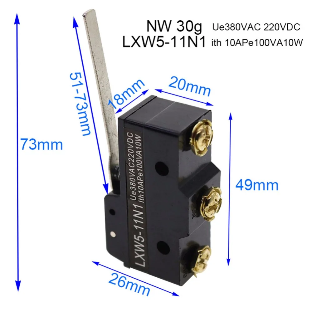 10 шт. принадлежности для инкубаторов концевой выключатель LXW5-11N UE 380VAC 220VDC принадлежности для инкубаторов концевой выключатель инкубатор переключатель яиц