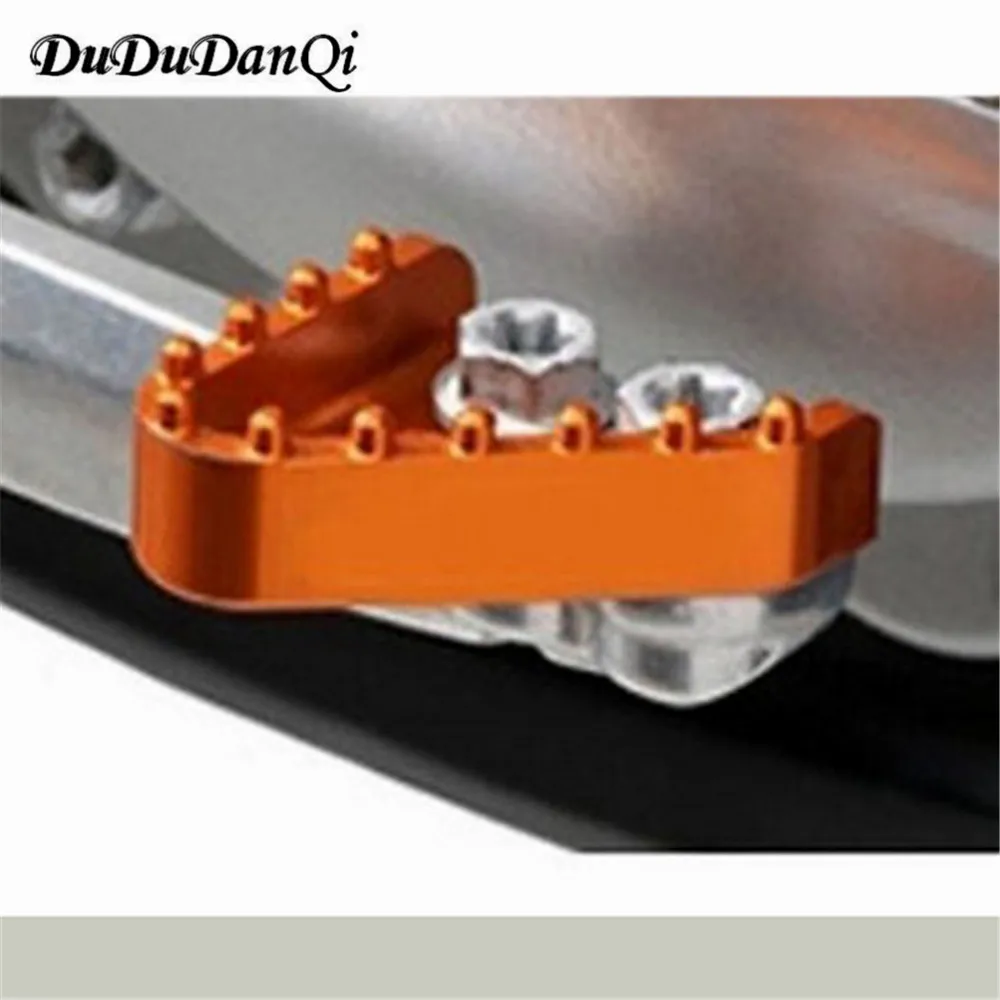 

free shipping Orange Colour Motorcycle Billet Foot Brake Pedal Step Tips for KTM 65 85 125 150 250 350 450 SX SXF