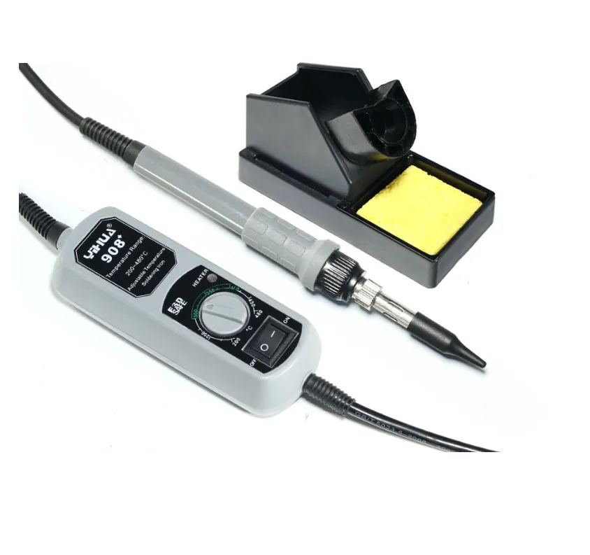 

YIHUA 908+ Soldering Station Mini Portable Adjustable Electric soldering iron Welding tools For SMT SMD Welding Rework Repair