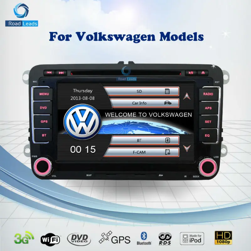 New 7 &quot 2 din Car DVD for Volkswagen VW golf 4 5 6 touran passat B6 sharan jetta caddy transporter t5 polo tiguan with gps | Автомобили