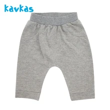 Kavkas/штаны для новорожденных полосатые штаны унисекс для мальчиков и девочек, хлопок, Теплые повседневные однотонные штаны для детей от 2 до 5 лет