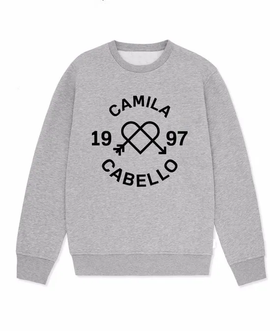 

Sugarbaby Camila Cabello 1997 Sweatshirt Cabello Tour Merch Jumper Camila Cabello 97 Crew Neck Casual Tops Drop ship