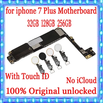 

Factory unlocked for iphone 7 Plus Motherboard With / Without Touch ID,No iCloud for iphone 7 Plus 7P Mainboard,100% Original