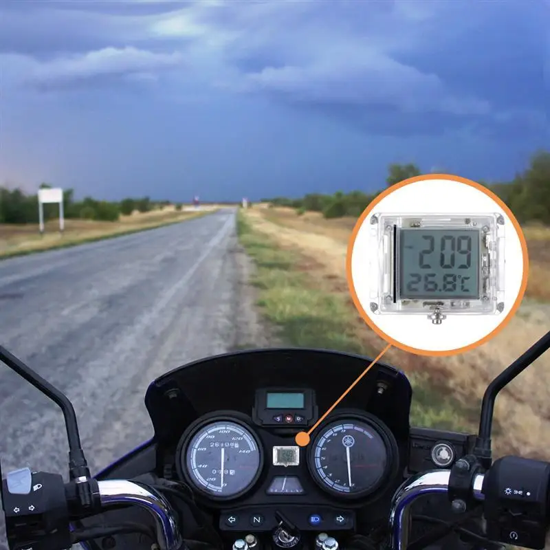 

Waterproof Universal Motorcycle Clock Watch Luminous Moto ATV Electric Car Bicycle Watch With Temperature Useful