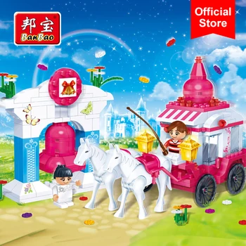 

Banbao Wedding Series Happy Bell Blocks Toys for Girls friend Plastic Building Block Sets Model 6107 Educational DIY Bricks Toys