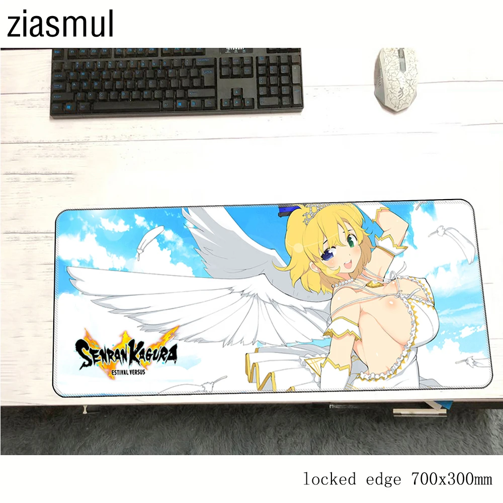 Senran kagura padmouse 700x300x2 мм игровой коврик для мыши locrkand геймер компьютерный стол высококлассный коврик notbook коврик для мыши ПК