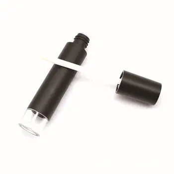 

New Arrival Matte Black Lip Gloss Tube, High Quality Lip Gloss Container,Frosted Black Lip Gloss Tube, Lip Makeup Tool F20171976
