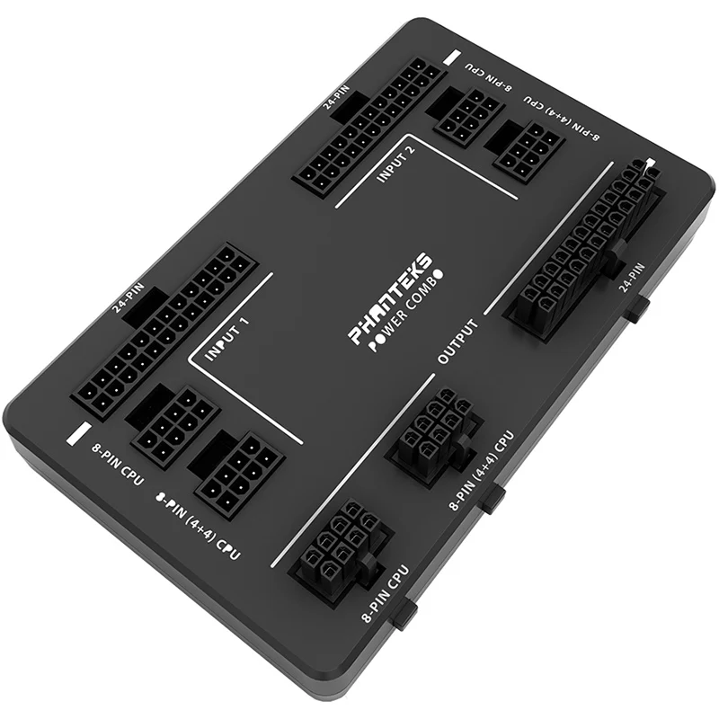 

PHANTEKS PWCOB_2P1M Computer Power Synthesizer Server Power Synthesizer 2into 1output