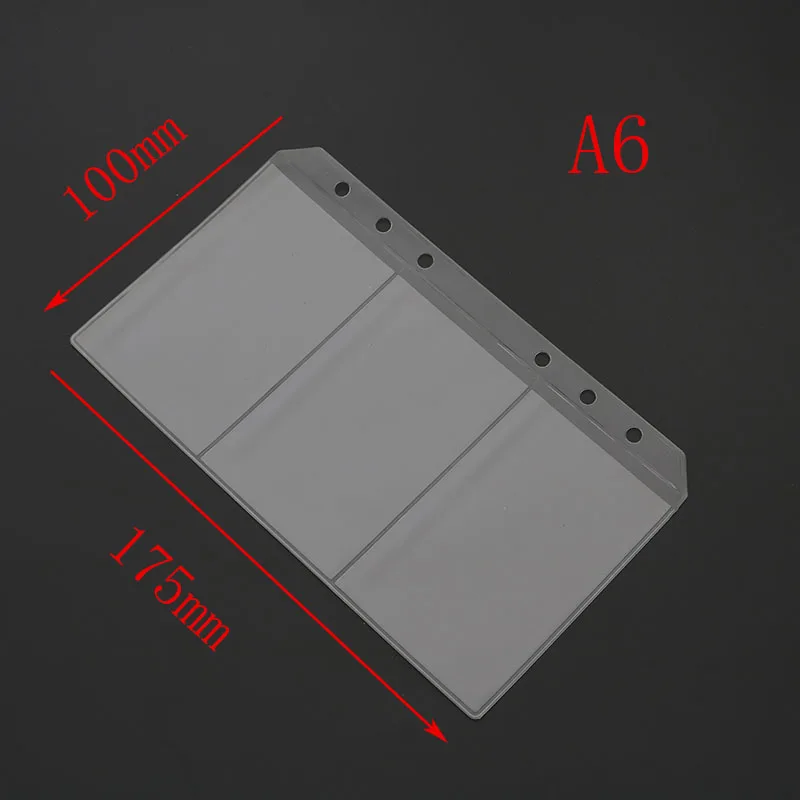 A6 name card bag Фигурки жениха и невесты; A5/A6 ПВХ связующего Папка Держатель молнии низкий профиль Стиль спираль план сумка папка для банковских карт - Цвет: A6 name card bag