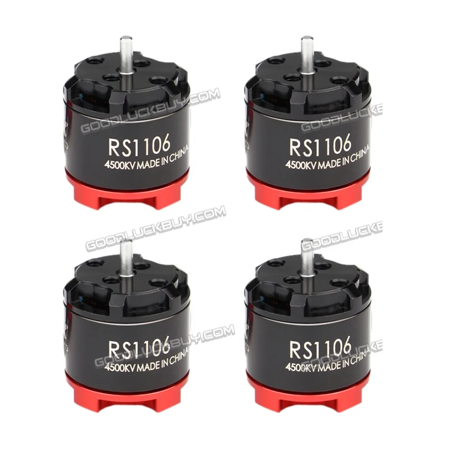 

4pcs EMAX RS1106 Micro Brushless Motor 4500kv 6000kv 7500kv for Tiny FPV Quadcopter