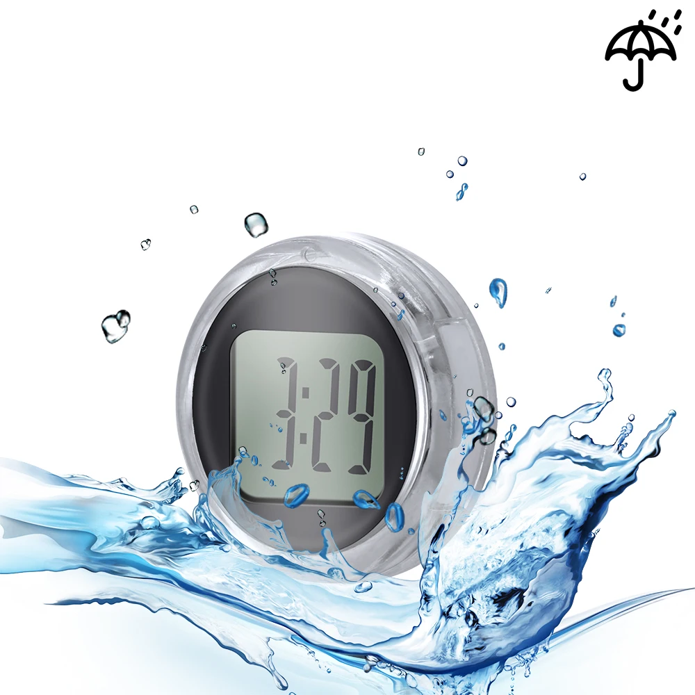 

Universal 2.7*1cm Motorcycle Clocks Watch Waterproof Stick-On Motorbike Mount Watch Moto Digital Clock Suit for All Moto cars