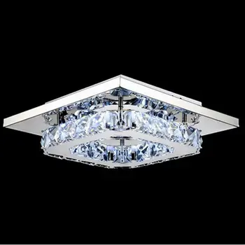 

Modern Led Ceiling Lights Ceiling Lamp Flush Mount Crystal Light 90-265V 8W Surface Mounted Hallway Bed Room Lighting