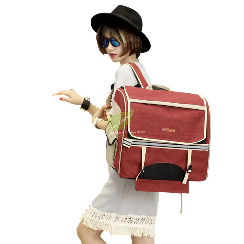 

3-in-1 Pet Carrier Travel Backpack Trolley Pet Stroller For Dogs and Cats Easy Walk Travel Tote airline approved
