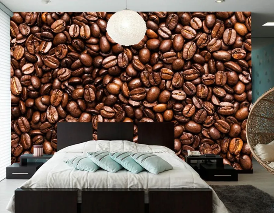 Custom 3d murals.Coffee beans wallpapers,coffee shop restaurant kitchen living room tv sofa wall bedroom waterproof wallpaper Custom 3d murals.Coffee beans wallpapers,coffee shop restaurant kitchen living room tv sofa wall bedroom waterproof wallpaper
