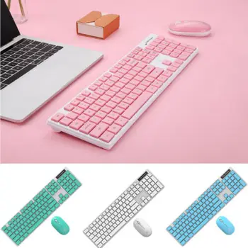 

Universal 2.4G Wireless Keyboard and Mouse Combo Set Slim For Laptop PC Computer For Notebook Laptop Mac Desktop Office Supplies