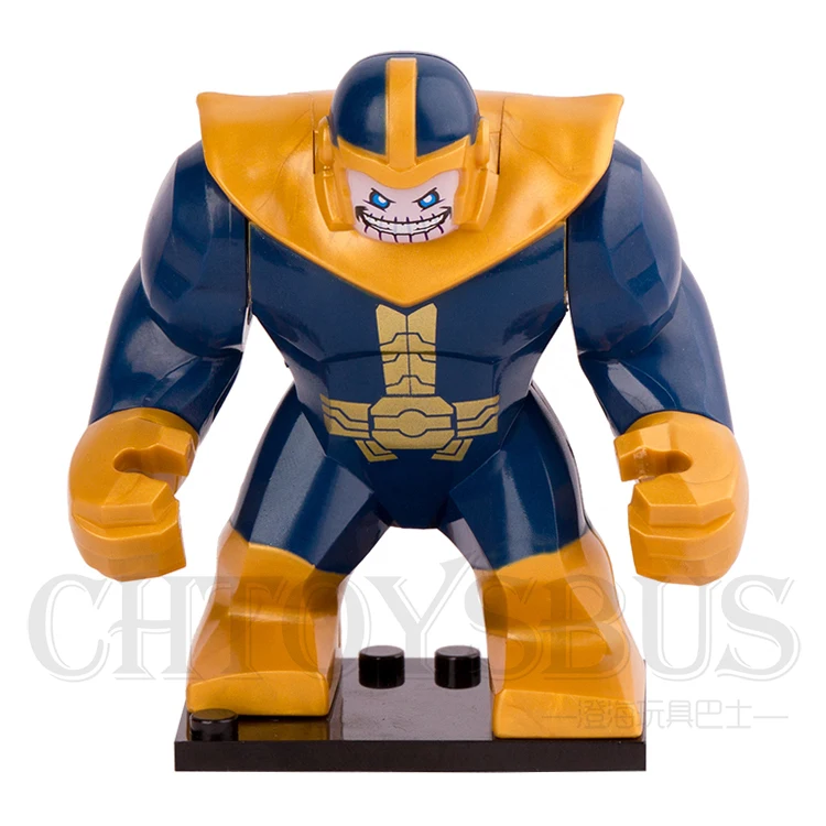 SingleSale The Thanos minifig MARVEL SUPER HEROES AVENJET SPACE MISSION Железный человек сборные Модели