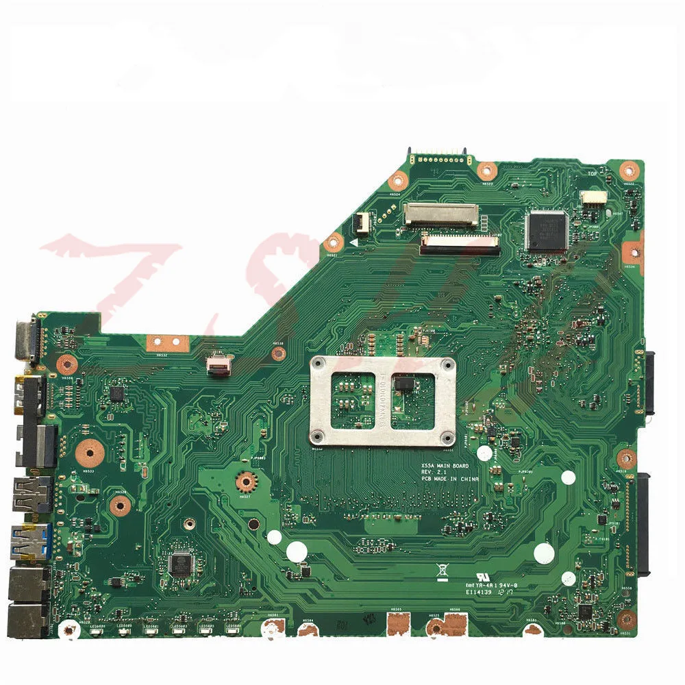  For ASUS X55A Laptop Motherboard HM70 DDR3 Free Shipping 100% test ok