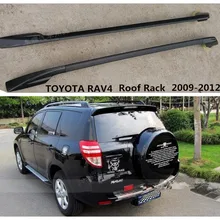 Высокое качество багажник на крышу для TOYOTA RAV4 2009 2010 2011 2012 Авто Топ багажные стойки рельсы Перевозчик баров алюминиевый сплав