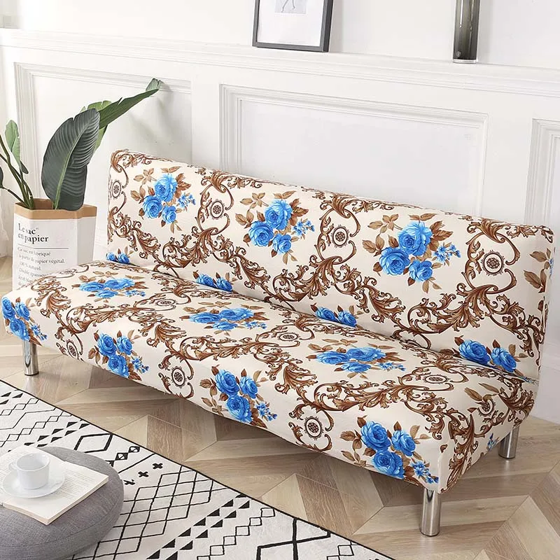 Чехол для дивана, Универсальный складной чехол для дивана и кровати, эластичный чехол для дивана без подлокотника, чехол для дивана и кровати - Цвет: Color10