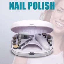 Электрический шлифовальный станок для обрезки ногтей набор инструментов для полировки инструмент для педикюра омертвевшей кожи 12in 1 2 шестерни оборудование для персонального ухода