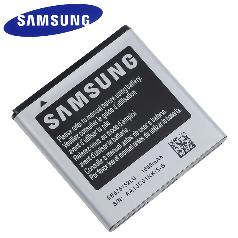 Аккумулятор EB575152LU для Samsung Galaxy S I9000 i9001 I9003 I589 I8250 I919 D710 I779 i9105 1650 мАч Сменный