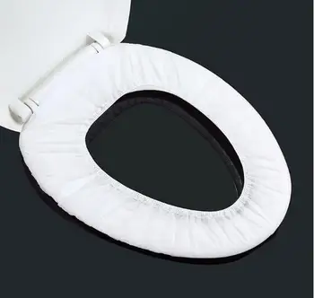 

20Pcs Disposable Toilet Seat Cover Healthy Bacteria-proof cover Toilet Paper Pad Travel Toilet Sticker Bathroom Accessories