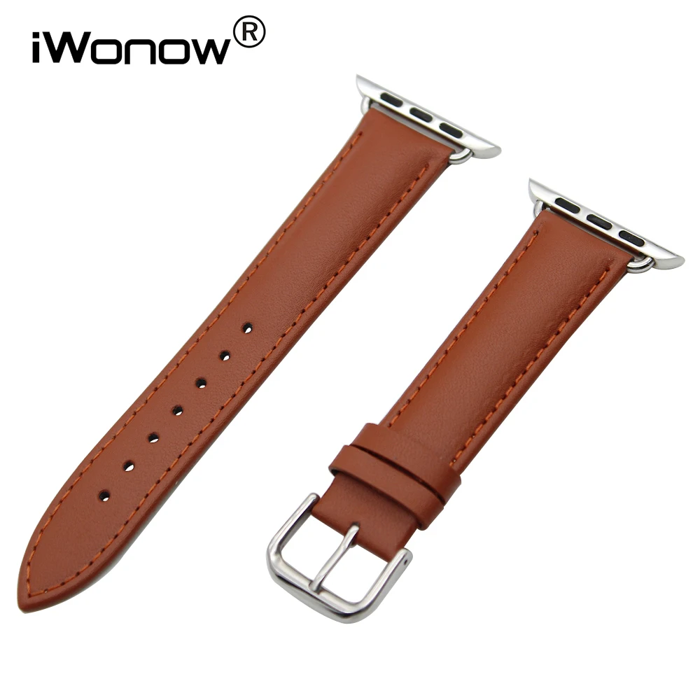 Genuine Leather Watchband for iWatch Apple Watch 38mm 42mm Band