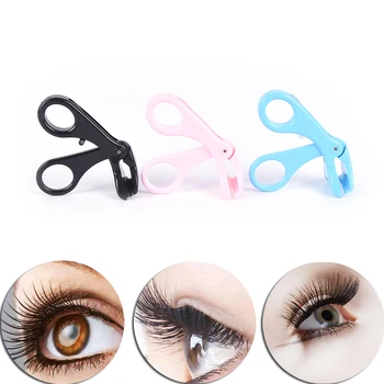 

High Quality Plastic Eyelash Curler Eye Lashes Manually Professional Eyelash Curlers Curling False Clip Clamps Color Random