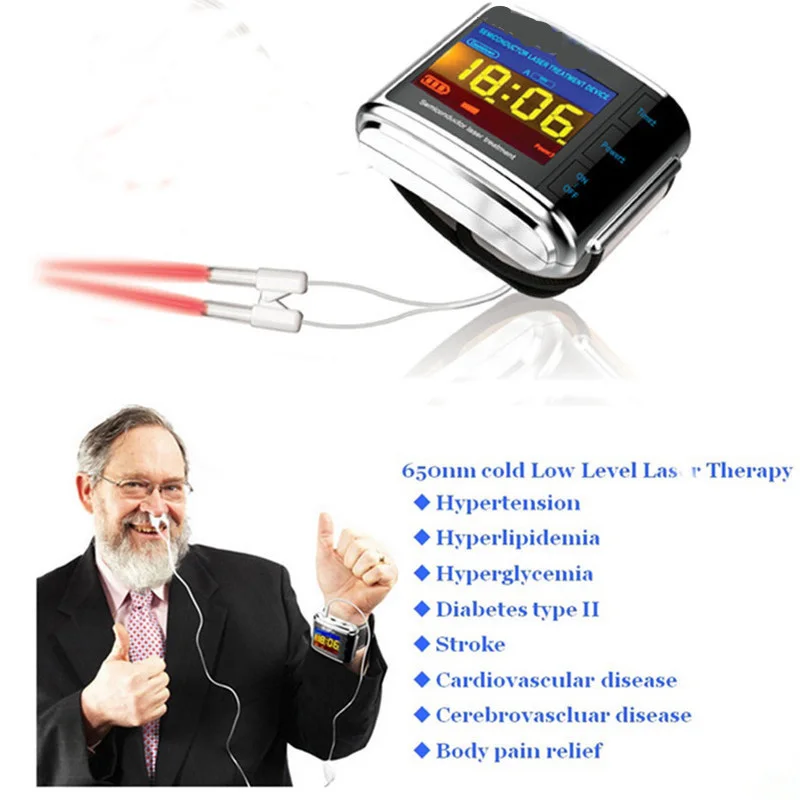 

Laspot laser watch physiotherapy equipment tinnitus rehabilitation treatment Ear Hearing Loss Ringing laser therapeutic device