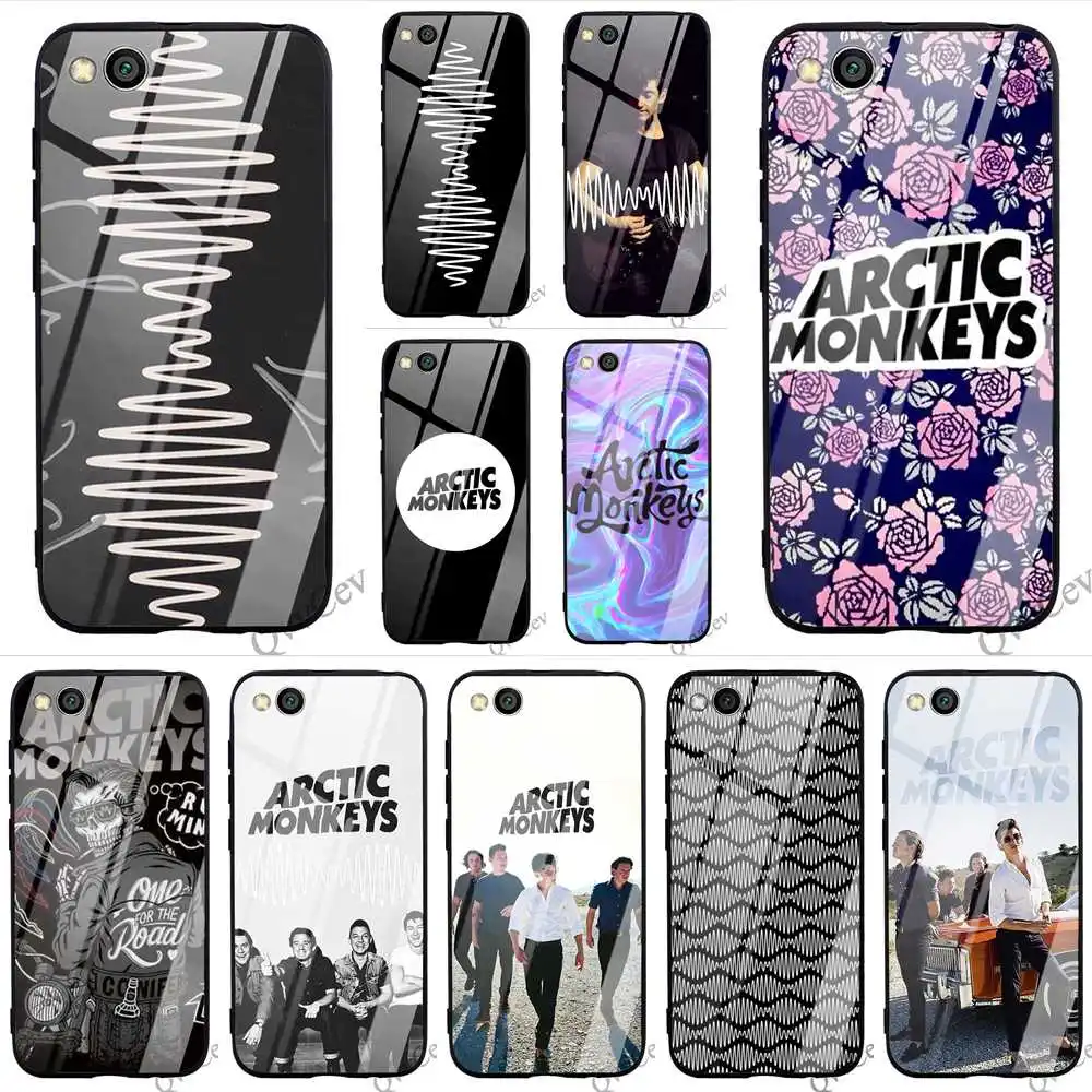 

Pattern ARCTIC MONKEYS Tempered Glass Phone Cover for Xiaomi Mi 8 Case A1 A2 9 F1 Lite Redmi Note 7 Pro 4X 6A 5 6 Cases Skin