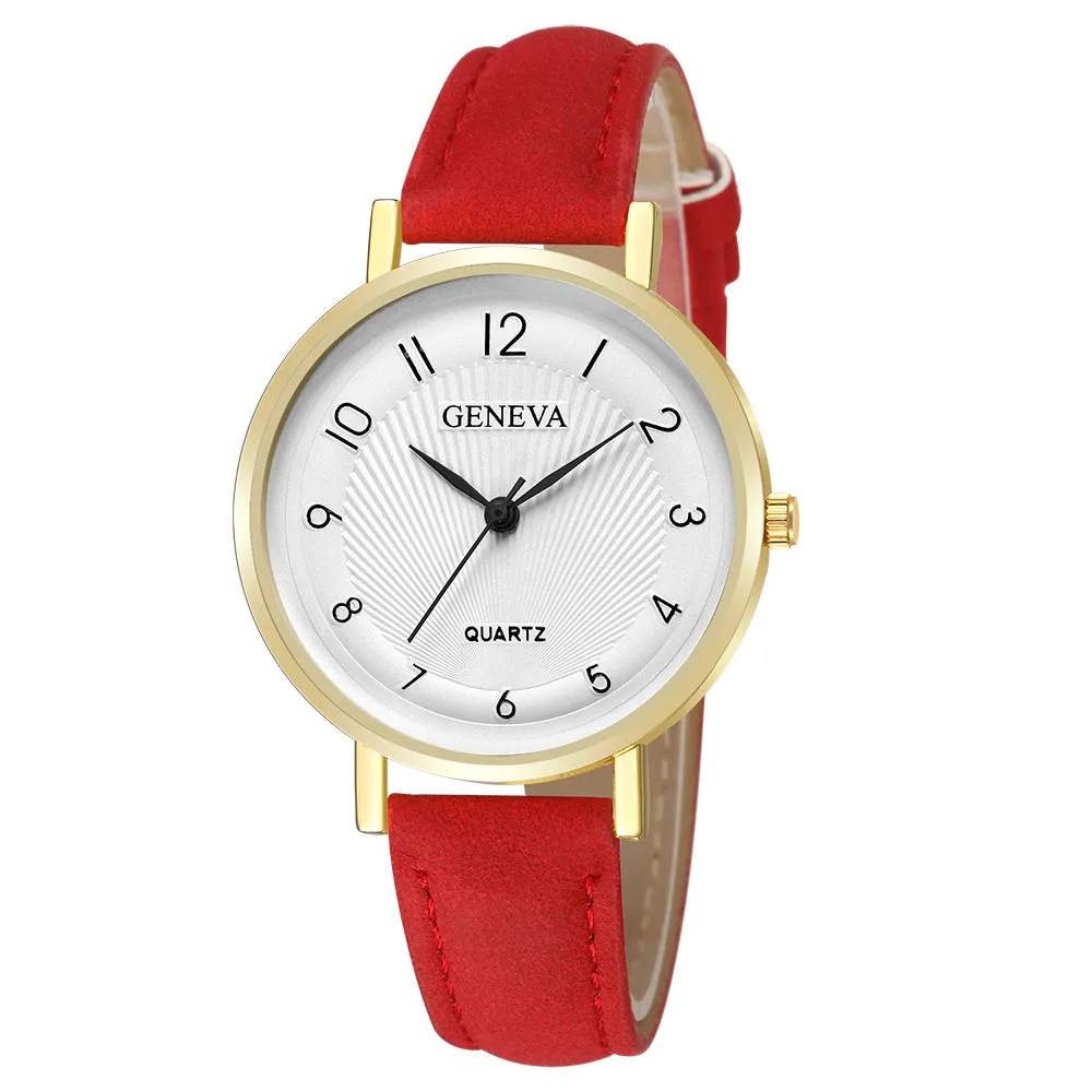Geneva Fashionable Leather Casual Analog Quartz Wrist Watch Business Watches Geneva Fashionable Leather Casual Analog Quartz Wrist Watch Business Watches