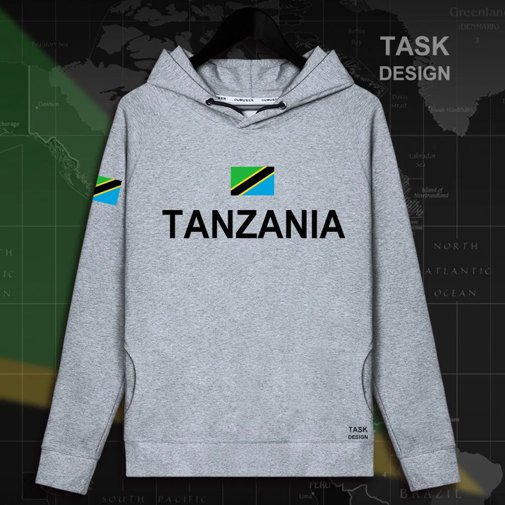 Танзанийская цза Swahili TZ Мужская толстовка пуловеры толстовки уличная одежда