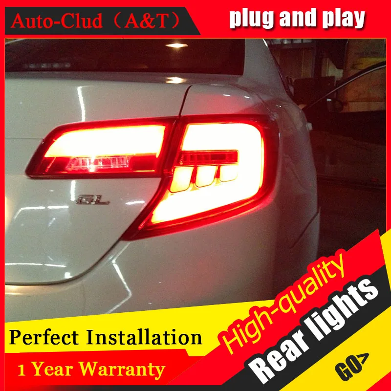 Автомобиль Стайлинг для Toyota Camry задние фонари 2012 светодиодный задний фонарь Aurion