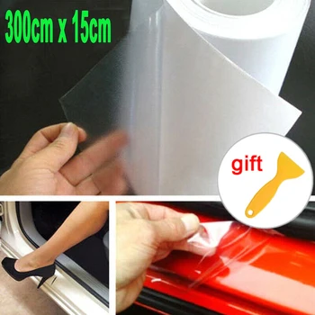 

Decals Vinyl Film Anti Scratch Protector Sticker Sill Vehicle Edge DIY Paint Car Paper Vinyl Film Sheet Transparent Set