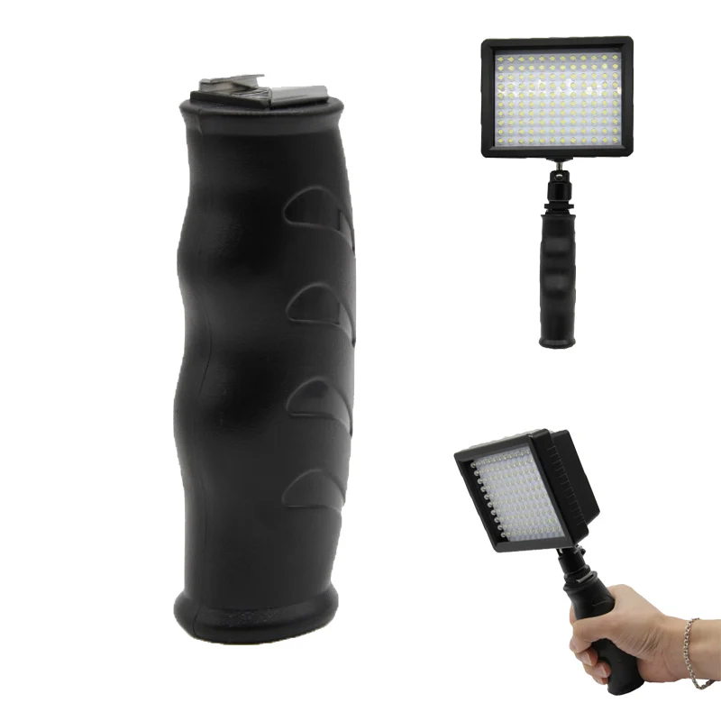 

LED Flash Light Bracket Hot/Cold Shoe Mount Handle Grip for DSLR DV Camera Movie YN300 ZF3000 ZF2 light