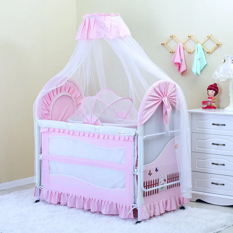 baby hanging bed with net