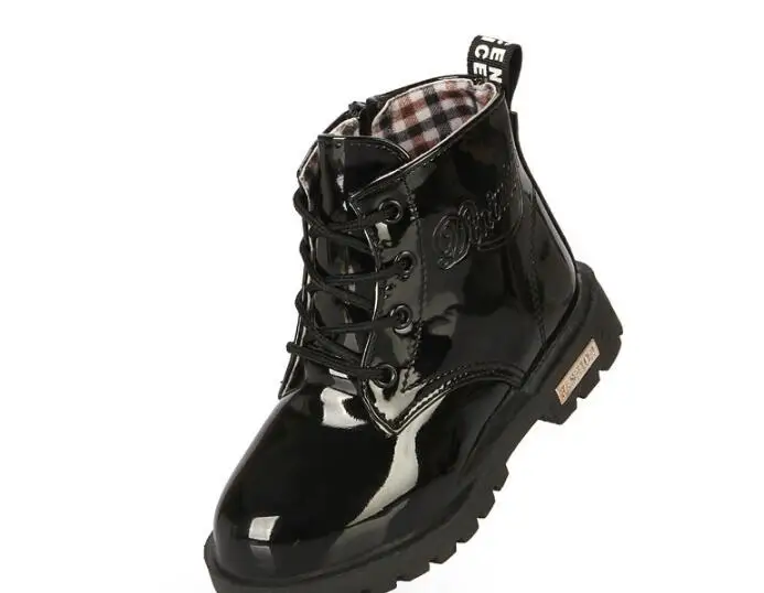 Новые модные детские ботинки Chaussure Enfant зимняя обувь для мальчиков и девочек