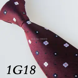 2018 последняя версия Для мужчин галстук Бордовый/Белый/Черный красивый цветок галстук Gravata галстук для Для мужчин жених bestman галстук Для