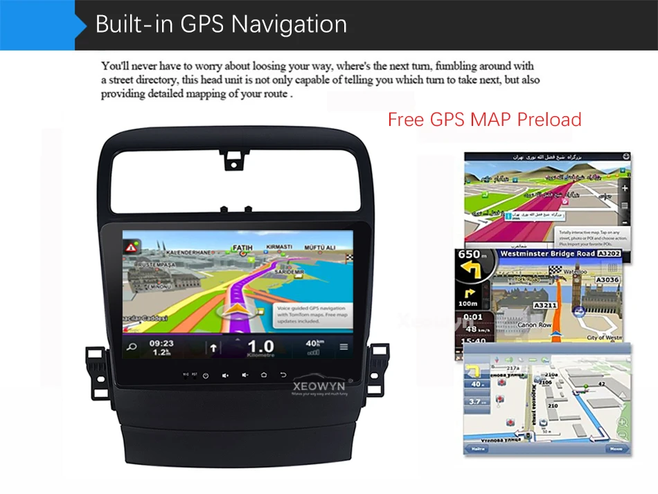 Excellent 10.1inch Android 6.0 Car Radio Stereo For Acura TSX 2004-2008 GPS Navigation Support Steering Wheel control full touch 1024*600 2