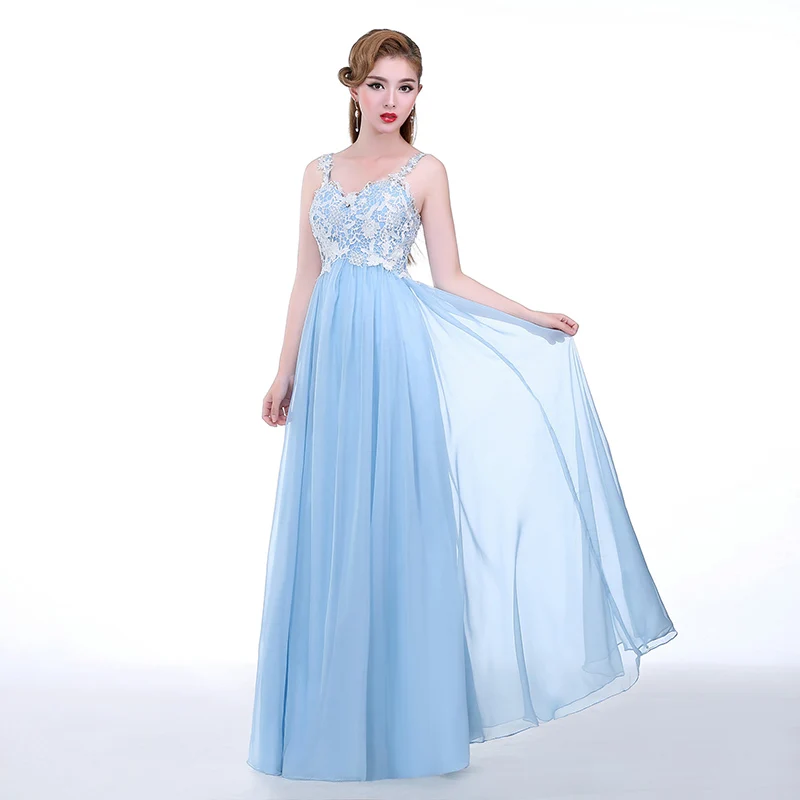 lace and chiffon evening gowns