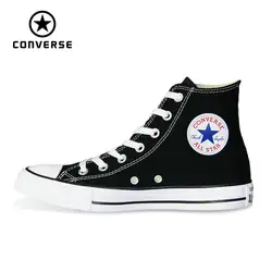 Новый оригинальный Converse all star обувь для мужчин и женщин высокие классические туфли обувь для скейтборда, кроссовки 4 цвета Бесплатная