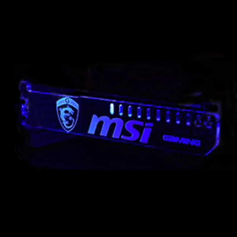 Расширенная версия синего светодиода для игрового компьютера msi основной корпус