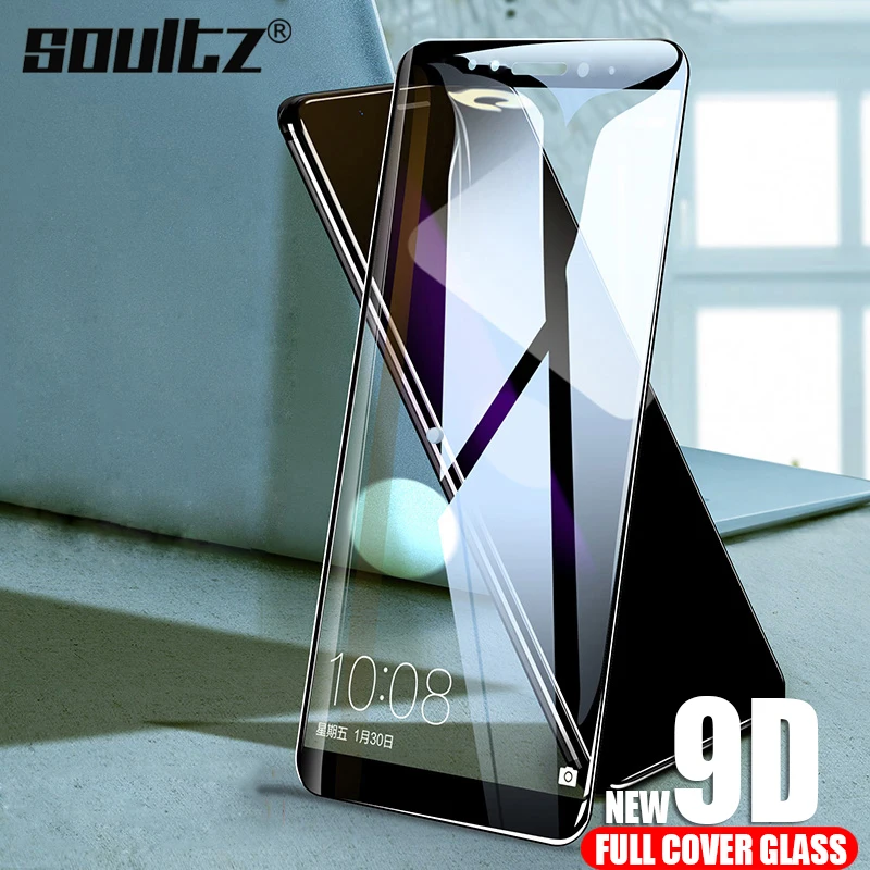 Soultz 9D Full Cover Tempered Glass Protective for Xiaomi Redmi 5 Plus 5A S2 Screen Protector on Xiomi Y2 Film | Мобильные телефоны