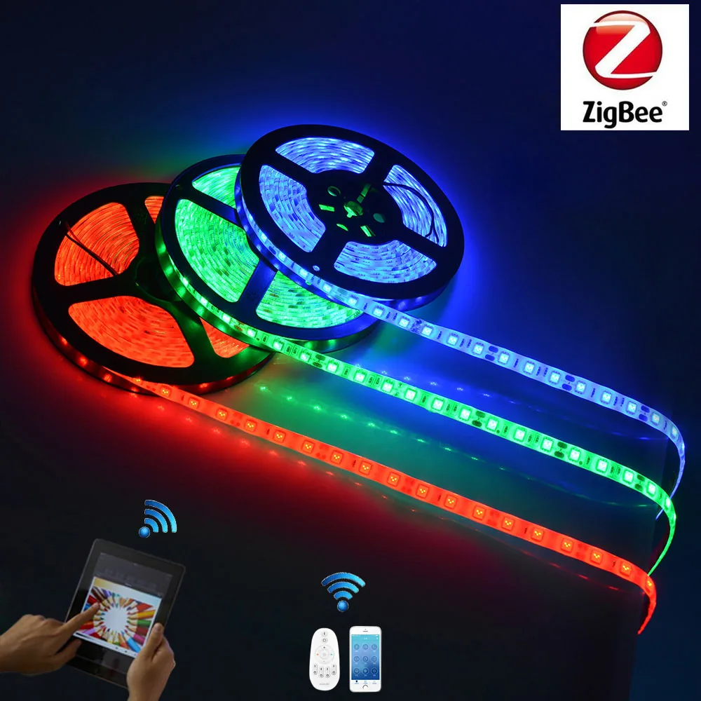 Zigbee LED smart strip lights, app control, remote control