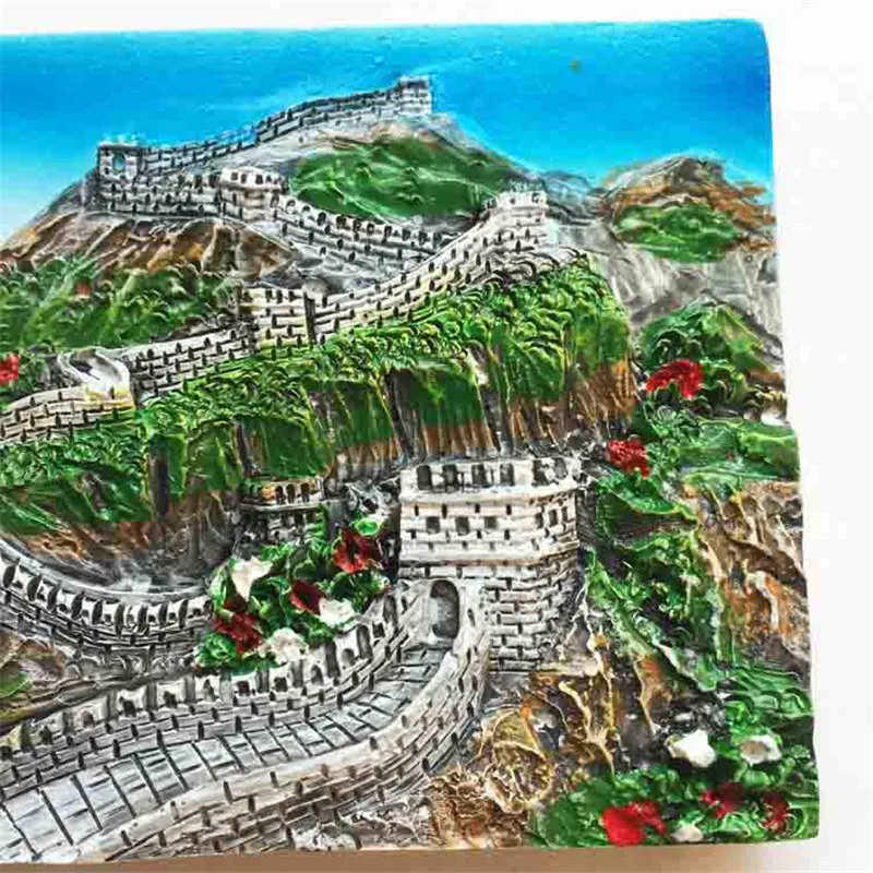 Креативный Badaling Great Wall рисунок на холодильник наклейка Китай Пекин пейзаж