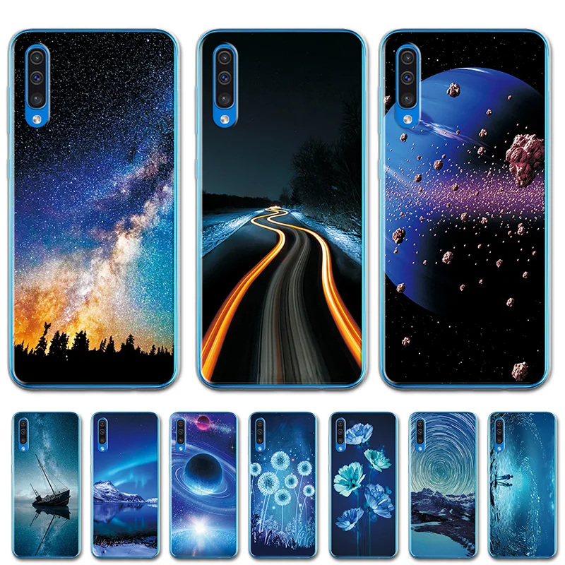 

For Samsung Galaxy A30 A40 A50 Back Cover A40 A20 A10 Brilliant Magic Planet Cases For Samsung A40 A20 A10 Silicone Phone Case